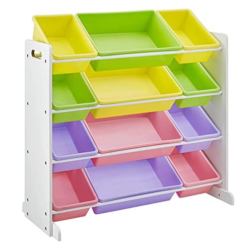 SONGMICS meuble de rangement jouets enfant, organisateur de jouets, présentoir